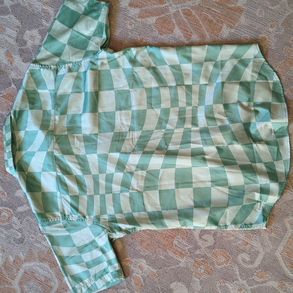 Ripndip Green Checkered Button Down Short Sleeved… - image 3